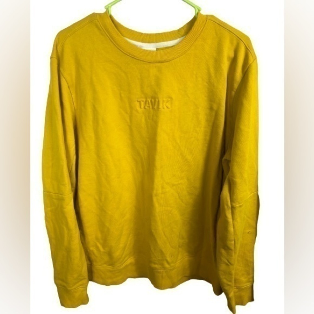 TAVIK Loma‎ Sweatshirt In Mustard Yellow